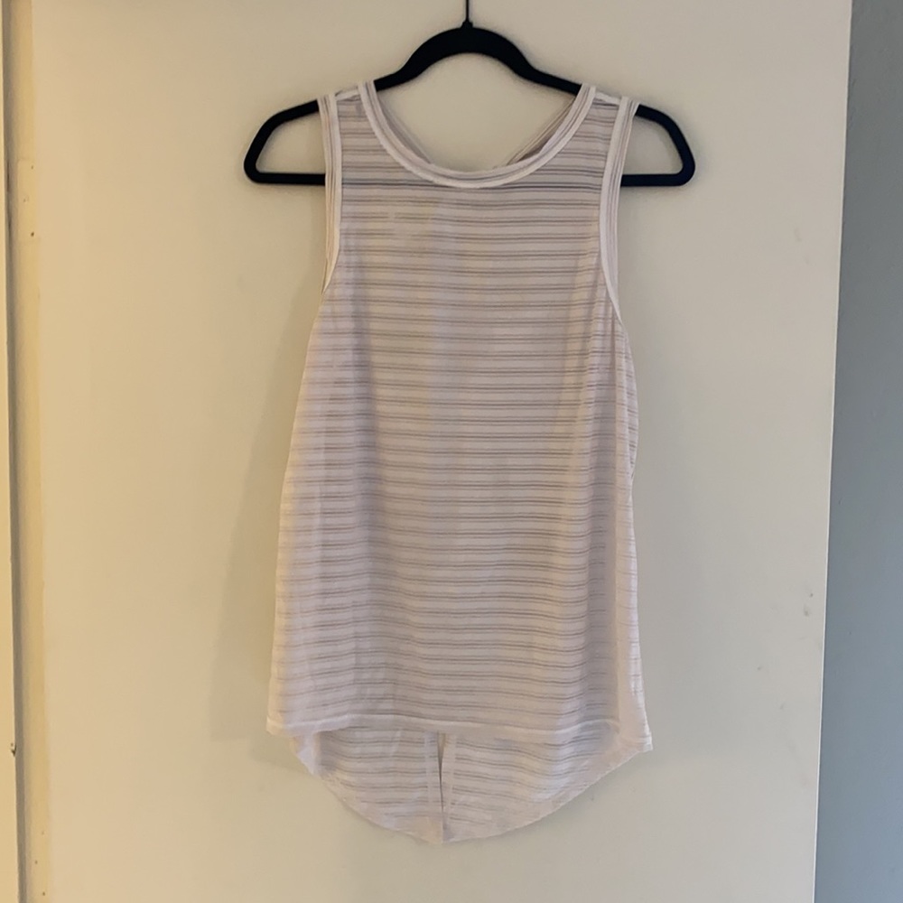 Lululemon white tank top